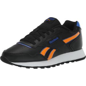 imageReebok Unisex Adult Glide SneakerBlackOrangeCobalt