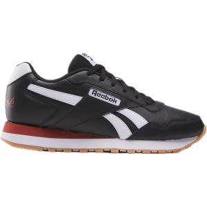 imageReebok Unisex Adult Glide SneakerBlackWhiteBrick Red