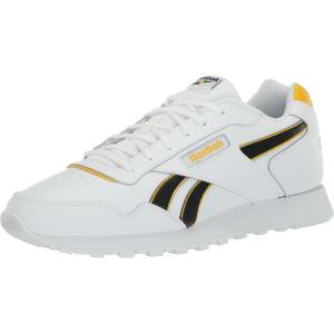 imageReebok Unisex Adult Glide SneakerWhiteBlackYellow