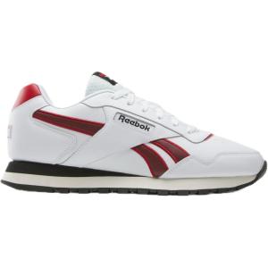imageReebok Unisex Adult Glide SneakerWhiteVector RedBlack
