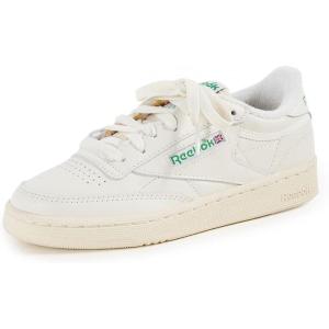 imageReebok womens Club C 85 VintageChalkAlabasterGlen Green