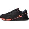 imageReebok Unisexs Nano X3 Training ShoesBlackOrange FlarePure Grey