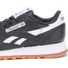 imageReebok Womens Classic Leather SneakerBlackWhiteBrick