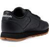 imageReebok Womens Classic Leather SneakerCore BlackPure Grey 5Reebok Rubber Gum03