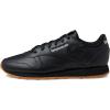 imageReebok Womens Classic Leather SneakerCore BlackPure Grey 5Reebok Rubber Gum03