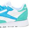 imageReebok Womens Classic Leather SneakerWhiteUnleashed GreenGrey 1