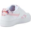 imageReebok Womens Court Advance Bold SneakerWhitePink GlowCherry