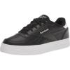 imageReebok Womens Court Advance Bold SneakerBlackWhiteSilver