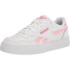 imageReebok Womens Court Advance Bold SneakerWhitePink GlowCherry