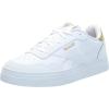 imageReebok Womens Court Advance Bold SneakerWhiteWhiteGold