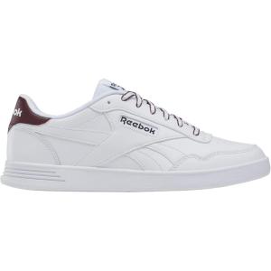 imageReebok Unisex Adult Court AdvanceFootwear WhiteClassic MaroonCore Black