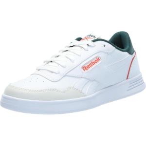 imageReebok Unisex Adult Court AdvanceFootwear WhiteCollegiate GreenPump Orange