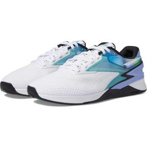 imageReebok Unisexs Nano X3 Training ShoesWhiteSemi Classic TealLilac Glow