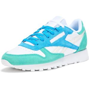 imageReebok Womens Classic Leather SneakerWhiteUnleashed GreenGrey 1