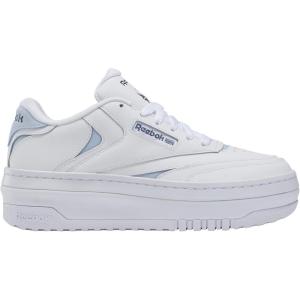 imageReebok Womens Club C Extra Tennis ShoesWhiteFeel Good BlueHoops Blue