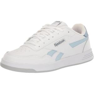 imageReebok Womens Court Advance SneakerFootwear WhitePure Grey 3Hoops Blue