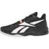 imageReebok Unisex Classic Leather SneakerBlackWhiteOrange Flare