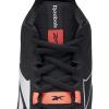 imageReebok Unisex Classic Leather SneakerBlackWhiteOrange Flare