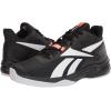 imageReebok Unisex Classic Leather SneakerBlackWhiteOrange Flare