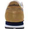 imageReebok Unisex Classic Leather SneakerChalkWild BrownVector Navy