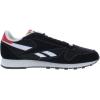 imageReebok Unisex Classic Leather SneakerCore BlackFootwear WhiteVector Red