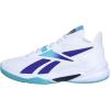 imageReebok Unisex Classic Leather SneakerWhiteClassic TealBold Purple