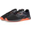 Pure Grey 6/Black/Orange Flare