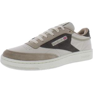 imageReebok Mens Club C 85 SneakerStuccoWhiteBrown