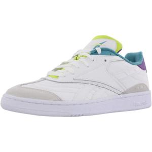 imageReebok Mens Club C 85 SneakerWhitePurpleGreenGray