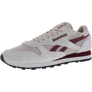 imageReebok Unisex Classic Leather SneakerModern BeigeAlabasterClassic Burgundy