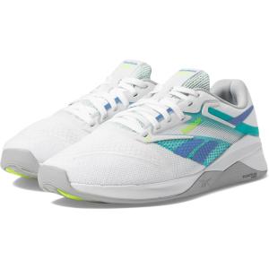 imageReebok Unisex adult Nano X4Footwear WhiteUnleashed GreenGrey 1