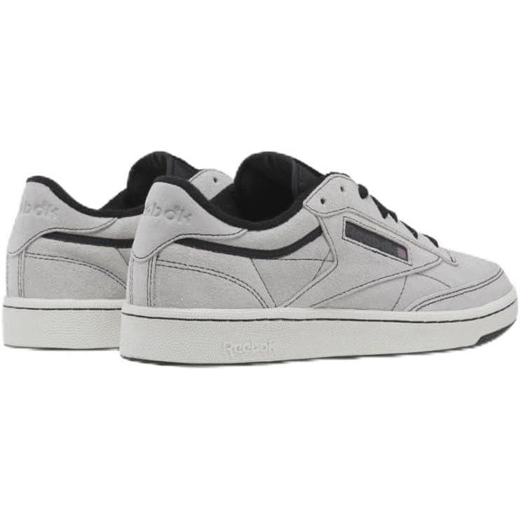imageReebok Unisex Adult Club C 85 VintagePure Grey 2Core BlackPure Grey 12
