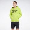 imageReebok Mens Big Logo HoodieAcid Yellow