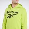 imageReebok Mens Big Logo HoodieAcid Yellow