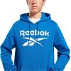 imageReebok Mens Big Logo HoodieVector Blue