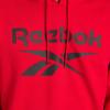 imageReebok Mens Big Logo HoodieVector RedBlack
