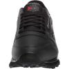 imageReebok Mens Cl Lthr Fashion SneakerBlackVector RedPure Grey