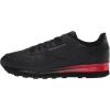 imageReebok Mens Cl Lthr Fashion SneakerBlackVector RedPure Grey