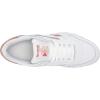 imageReebok Mens Cl Lthr Fashion SneakerWhiteBaked EarthVector Red