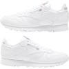 imageReebok Mens Classic Leather Sneaker USWhiteWhiteLT Grey 10