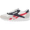 imageReebok Mens Classic Nylon ShoesWhiteVector NavyPrimal Red