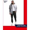 imageReebok Mens Jacket  Weather Resistant Fleece Lined Softshell Jacket Coat  Lightweight Casual Coat for Men MXXLGrey