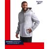 imageReebok Mens Jacket  Weather Resistant Fleece Lined Softshell Jacket Coat  Lightweight Casual Coat for Men MXXLGrey