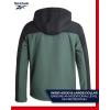 imageReebok Mens Jacket  Weather Resistant Fleece Lined Softshell Jacket Coat  Lightweight Casual Coat for Men MXXLSage Green