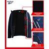 imageReebok Mens Jacket  Weather Resistant Fleece Lined Softshell Jacket Coat  Lightweight Casual Coat for Men MXXLVector Navy