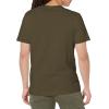 imageReebok Mens Small Logo TeeArmy GreenWhite Small Logo