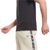 imageReebok Mens Small Logo TeeBlackWhite Small Logo