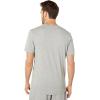 imageReebok Mens Small Logo TeeMedium Heather GreySmall Logo Black