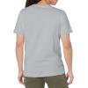 imageReebok Mens Small Logo TeePure GreyBlack Small Logo