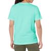 imageReebok Mens Small Logo TeeSemi Classic TealSmall Logo White